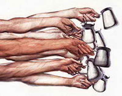 Қытай туын өртеген белсенділер бес жылға сотталды